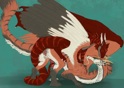 Drakes Mating
art by stardragon102
Keywords: dragon;male;feral;M/M;penis;from_behind;anal;tailplay;masturbation;spooge;stardragon102