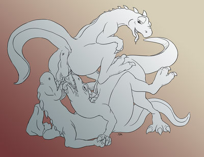 Brotherly Love
art by starman_deluxe
Keywords: cartoon;ice_age;dinosaur;theropod;tyrannosaurus_rex;trex;male;anthro;M/M;threeway;incest;missionary;oral;anal;spooge;starman_deluxe