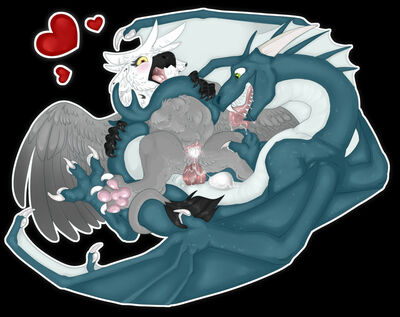 Tight Hugs
art by sturpunshie
Keywords: dragon;gryphon;male;female;feral;M/F;penis;vagina;cowgirl;anal;egg;oviposition;spooge;sturpunshie