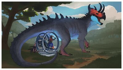 Jurassic World Ride 1
art by stygimoloch
Keywords: jurassic_world;dinosaur;theropod;raptor;ceratopsid;hybrid;female;feral;dragon;anthro;solo;vagina;suggestive;stygimoloch