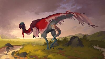 Oviraptor
art by stygimoloch
Keywords: dinosaur;theropod;oviraptor;male;feral;solo;penis;stygimoloch