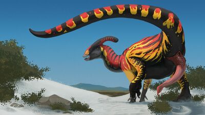 Parasaurolophus
art by stygimoloch
Keywords: dinosaur;hadrosaur;parasaurolophus;male;feral;solo;penis;stygimoloch