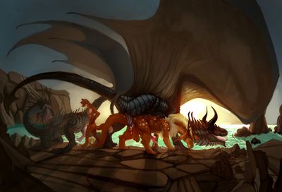 The Cliffs
art by stygimoloch
Keywords: dragon;felkin;furry;canine;fox;male;feral;anthro;M/M;orgy;penis;from_behind;anal;spooge;stygimoloch