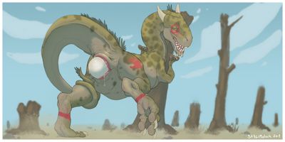 Tribal Egg
art by stygimoloch
Keywords: dinosaur;theropod;tyrannosaurus_rex;trex;dragoness;hybrid;female;feral;solo;oviposition;egg;cloaca;spooge;stygimoloch
