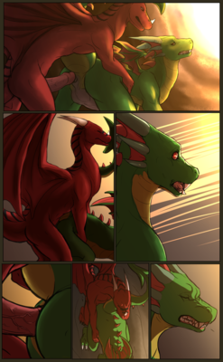 Rangarig 1
art by styxandstoned
Keywords: comic;dragon;male;feral;M/M;penis;from_behind;anal;styxandstoned