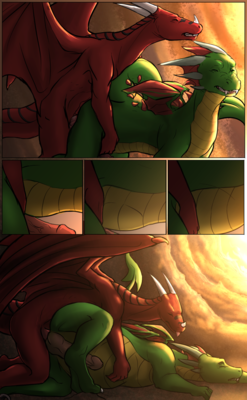 Rangarig 2
art by styxandstoned
Keywords: comic;dragon;male;feral;M/M;penis;from_behind;anal;styxandstoned