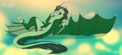 Sedyana
art by sunny_way
Keywords: dragoness;female;feral;solo;vagina;spread;spooge;sunny_way