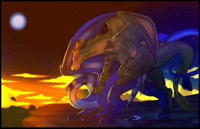 Sunset
art by inkcookie
Keywords: dragon;male;feral;M/M;penis;anal;from_behind;spooge;inkcookie