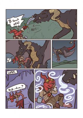 Kobold and Dragon 1
art by superboo
Keywords: comic;dungeons_and_dragons;kobold;dragon;feral;anthro;non-adult;superboo