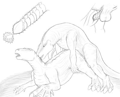 Neera and Aladar Mating
art by survion
Keywords: disney_dinosaur;dinosaur;hadrosaur;iguanodon;neera;aladar;male;female;feral;M/F;penis;from_behind;vaginal_penetration;closeup;internal;ejaculation;spooge;orgasm;survion