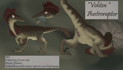 Female Austroraptor
art by svevato
Keywords: dinosaur;theropod;raptor;austroraptor;female;feral;solo;vagina;presenting;svevato