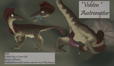 Male Austroraptor
art by svevato
Keywords: dinosaur;theropod;raptor;austroraptor;male;feral;solo;penis;spooge;svevato