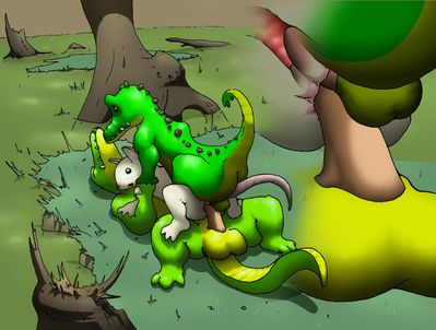 Swamp DP
art by argon_vile
Keywords: crocodilian;alligator;furry;rodent;mouse;male;female;anthro;M/F;threeway;penis;from_behind;reverse_cowgirl;double_penetration;internal;argon_vile
