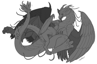 Feral Loving
art by syberfab
Keywords: dragon;dragoness;male;female;feral;M/F;penis;missionary;cloacal_penetration;spooge;syberfab