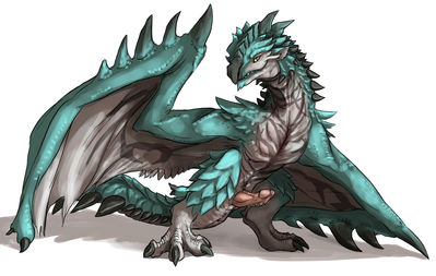 Male Rathalos
art by syrinoth
Keywords: videogame;monster_hunter;dragon;wyvern;rathalos;male;feral;solo;penis;syrinoth