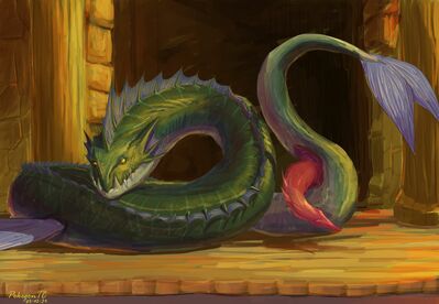 Serpentine Guardian
art by t-ace_juice
Keywords: dragon;wyrm;male;feral;solo;penis;t-ace_juice