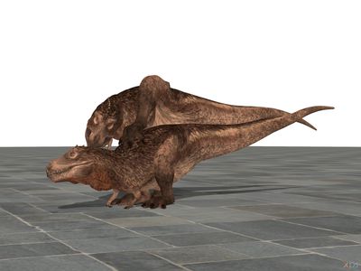 Tyrannosaurs Mating 1
art by dovahkiinhu3br
Keywords: dinosaur;theropod;tyrannosaurus_rex;trex;male;female;feral;M/F;from_behind;cgi;dovahkiinhu3br