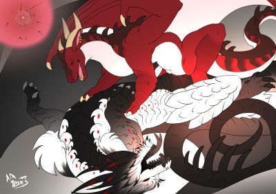 Dragon Mating
art by tabirs
Keywords: dragon;dragoness;male;female;feral;M/F;cowgirl;suggestive;internal;spooge;tabirs