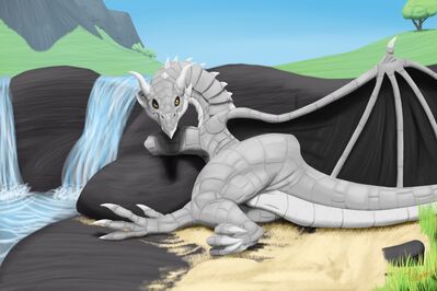 Wyvern
art by talmian
Keywords: dragoness;wyvern;female;feral;solo;cloaca;talmian