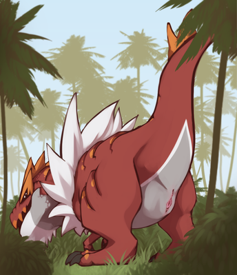 Tyrantrum
art by tanequil
Keywords: anime;pokemon;dinosaur;theropod;tyrannosaurus_rex;trex;tyrantrum;female;anthro;vagina