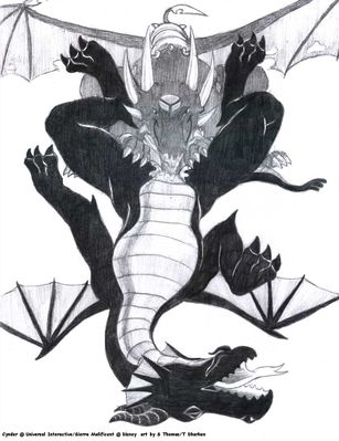 Cynder and Maleficent 2
art by dharken
Keywords: videogame;spyro_the_dragon;cynder;disney;maleficent;dragoness;female;anthro;lesbian;vagina;oral;spooge;dharken