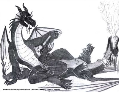 Cynder and Maleficent 3
art by dharken
Keywords: videogame;spyro_the_dragon;cynder;disney;maleficent;dragoness;female;anthro;lesbian;vagina;masturbation;spooge;orgasm;dharken