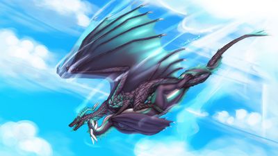 Sky Sex
art by temils
Keywords: dragon;dragoness;male;female;feral;M/F;penis;missionary;vaginal_penetration;temils