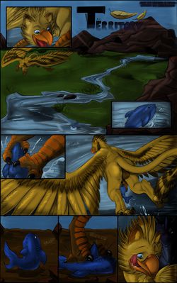 Territory 1
art by narse and razr
Keywords: comic;gryphon;male;feral;solo;non-adult;narse;razr