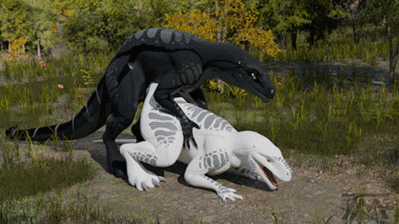 Dino Sex 1.gif
art by thatman and jinnoaka
Keywords: video;animated_gif;dinosaur;theropod;raptor;male;female;feral;M/F;penis;from_behind;suggestive;cgi;thatman;jinnoaka