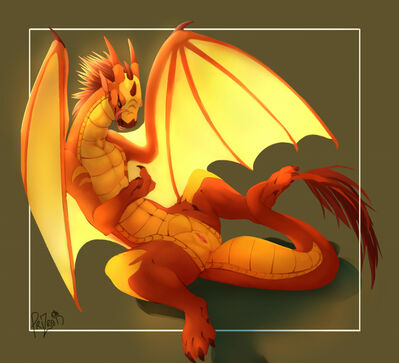 Invitation (Wings_of_Fire)
art by thefloorrat
Keywords: wings_of_fire;skywing;icewing;hybrid;dragoness;female;feral;solo;vagina;presenting;thefloorrat