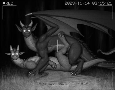 Wrong Turn
art by thejoyfuldragon
Keywords: dragon;male;feral;M/M;penis;missionary;anal;thejoyfuldragon