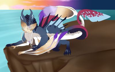 Mounting a Wyvern
art by theodrekr
Keywords: dragon;dragoness;wyvern;male;female;feral;M/F;from_behind;suggestive;theodrekr