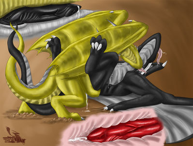 Rough Loving
art by thorphax
Keywords: dragon;male;feral;M/M;penis;missionary;anal;internal;spooge;thorphax