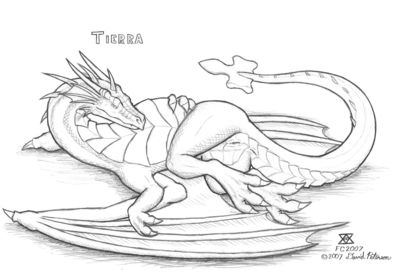 Tierra
art by david_peterson
Keywords: dragoness;female;feral;solo;vagina;david_peterson