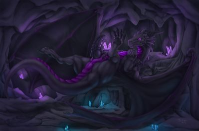 Glowing
art by tochka
Keywords: dragon;male;feral;solo;penis;tochka