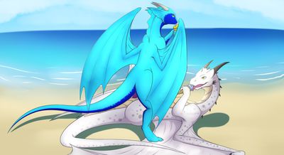 Eating Ice Cream
art by tomek1000
Keywords: dragon;dragoness;male;female;feral;M/F;penis;cowgirl;beach;tomek1000