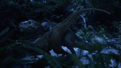 Tyrannosaurs Mating
screen capture from "Dinosaur Revolution"
Keywords: dinosaur;theropod;tyrannosaurus_rex;trex;male;female;feral;M/F;from_behind