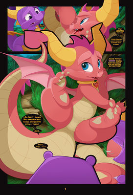 Save the Lil Dragons, page 1
art by tricksta
Keywords: comic;videogame;spyro_the_dragon;spyro;ember;dragon;dragoness;male;female;feral;anthro;M/F;suggestive;tricksta