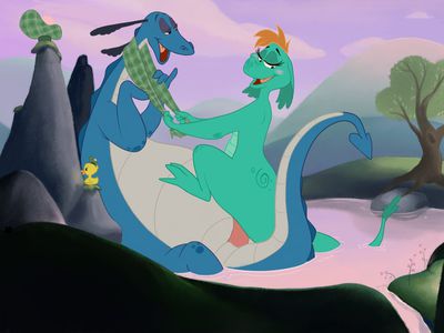Nessie and the Reluctant Dragon
art by tryst_entangled
Keywords: cartoon;disney;the_ballad_of_nessie;the_reluctant_dragon;loch_ness_monster;dragon;dragoness;male;female;anthro;M/F;penis;cowgirl;tryst_entangled