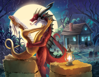 October (Dragon Sex Calendar)
art by tsaoshin
Keywords: dragon;dragoness;male;female;anthro;M/F;missionary;suggestive;holiday;tsaoshin