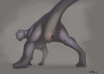 Neera Presenting
art by tuke
Keywords: disney_dinosaur;dinosaur;hadrosaur;iguanodon;neera;female;feral;solo;vagina;tuke
