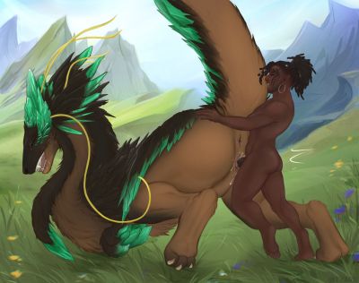 A Different Kind of Ride
art by tvard
Keywords: beast;dragoness;human;man;male;female;feral;M/F;penis;from_behind;vaginal_penetration;spooge;tvard