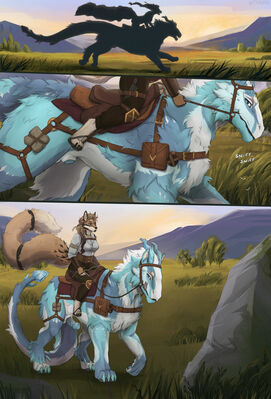 The Heat Is On, page 1
art by Tvard
Keywords: comic;dragon;felkin;furry;canine;dog;male;female;feral;anthro;breasts;M/F;suggestive;Tvard