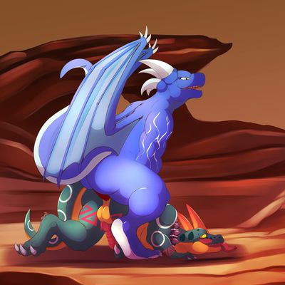 Lizalfos
art by undeadkitty13
Keywords: videogame;legend_of_zelda;dragon;lizalfos;male;anthro;M/M;penis;from_behind;anal;undeadkitty13