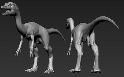 Compy WIP
art by veladynee
Keywords: dinosaur;theropod;compsognathus;male;feral;solo;penis;cgi;veladynee