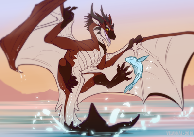 Fishing Wyvern
art by velannal
Keywords: dragon;wyvern;male;feral;solo;non-adult;velannal