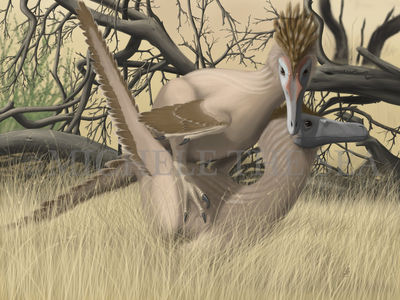 Velociraptor mongoliensis Mating
art by puntotu
Keywords: dinosaur;theropod;raptor;velociraptor;male;female;feral;M/F;from_behind;puntotu