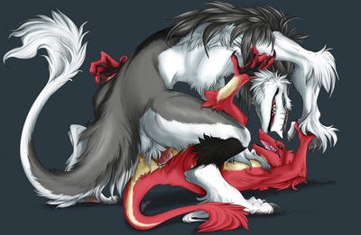 Sergals
art by venvatio
Keywords: furry;hybrid;sergal;male;anthro;M/M;penis;missionary;anal;spooge;venvatio