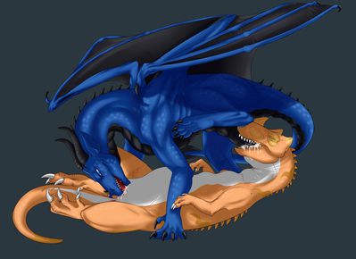 Syrazor and Truttle
art by venvatio
Keywords: dragon;syrazor;dinosaur;theropod;ceratosaurus;male;female;feral;M/F;penis;69;oral;spooge;venvatio