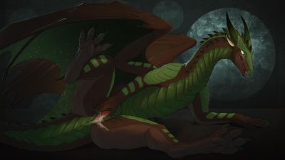 Nightwing Spread (Wings_of_Fire)
art by veoros
Keywords: wings_of_fire;nightwing;dragoness;female;feral;solo;vagina;spread;spooge;veoros